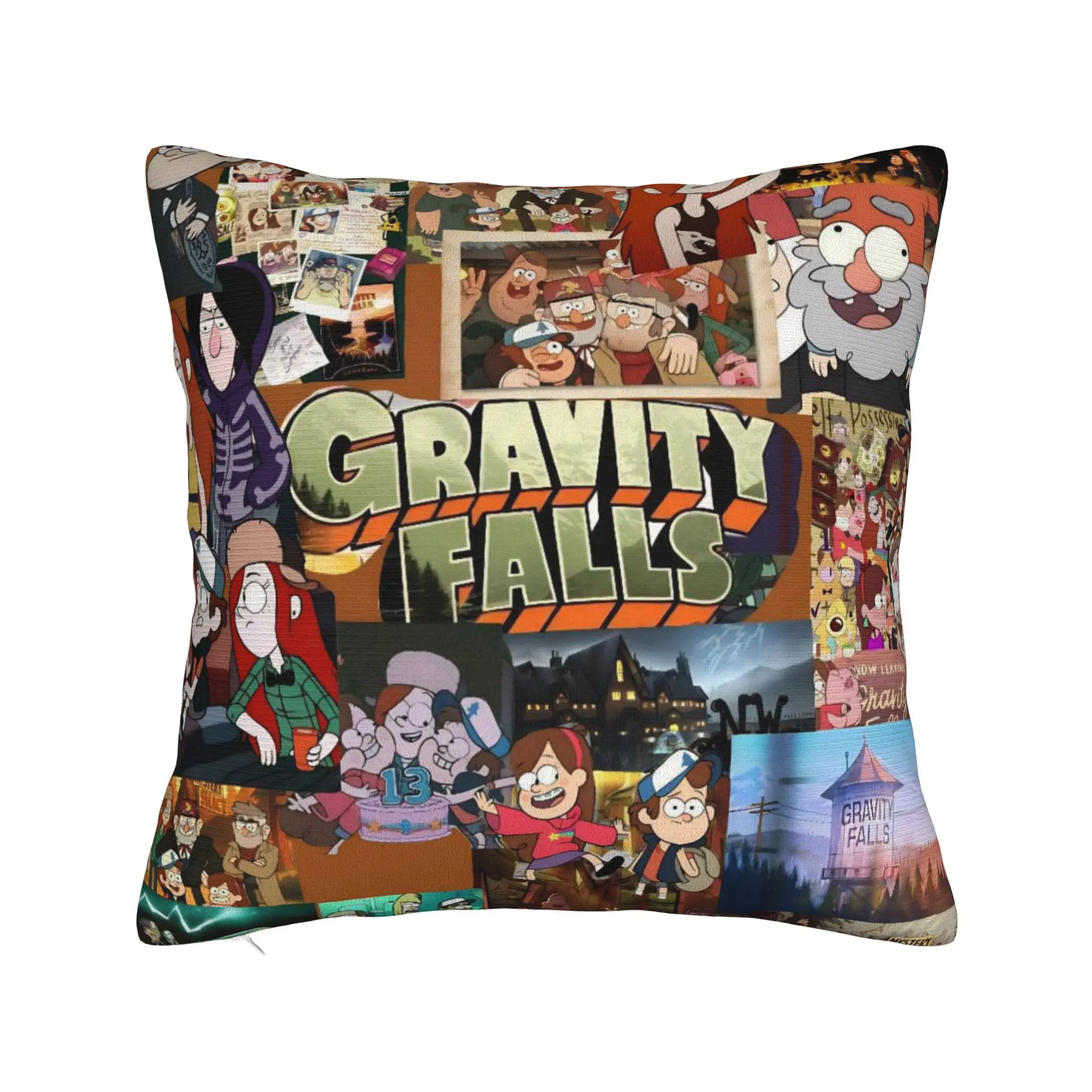 G-Gravity Falls Pillow Covers Product Soft Cushion Cover Decoration  Pillow Case Cover Car Multiple Sizes