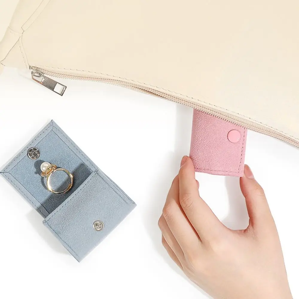 

Convenient Velvet Rng Jewelry Box Multi-purpose Portable Mini Storage Box Ornament Multi-functional Jewelry Case Gifts