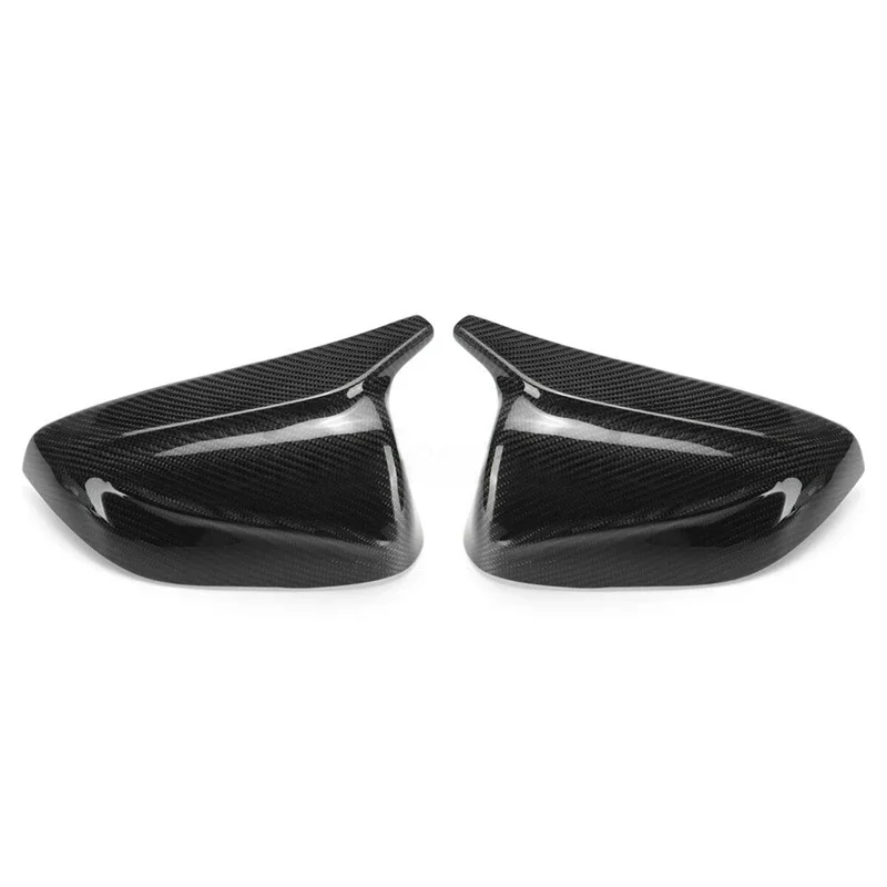 For Infiniti Q50 Q60 QX30 Q70 2014-2021 Car Door Wing Rearview Side Mirror Cover Cap Shell Replacement M Style Carbon fiber