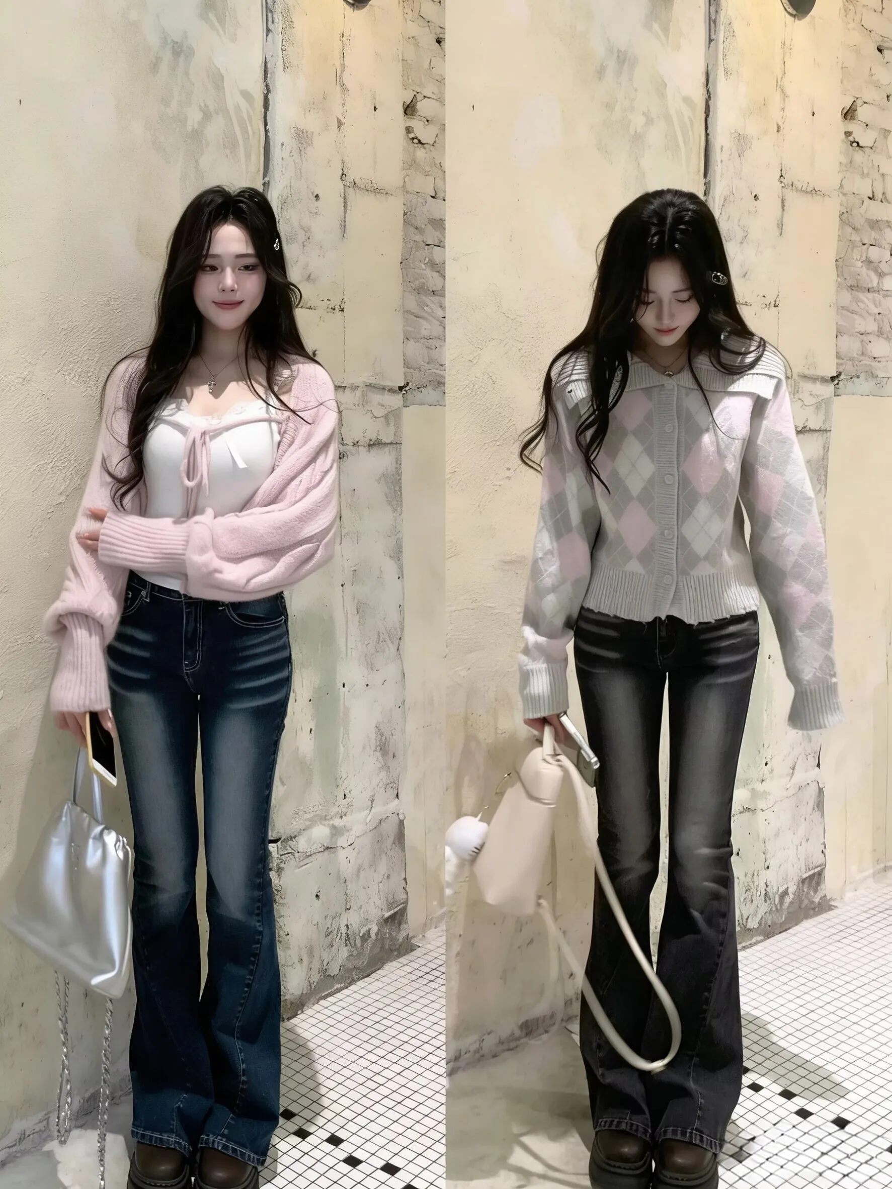 

Женские джинсы с низкой талией, высокой посадкой, из хлопкового стрейч-денима, длиной до щиколотки, фасона Bootcut, для весны и осени, утягивающие, универсальные, свободного кроя.