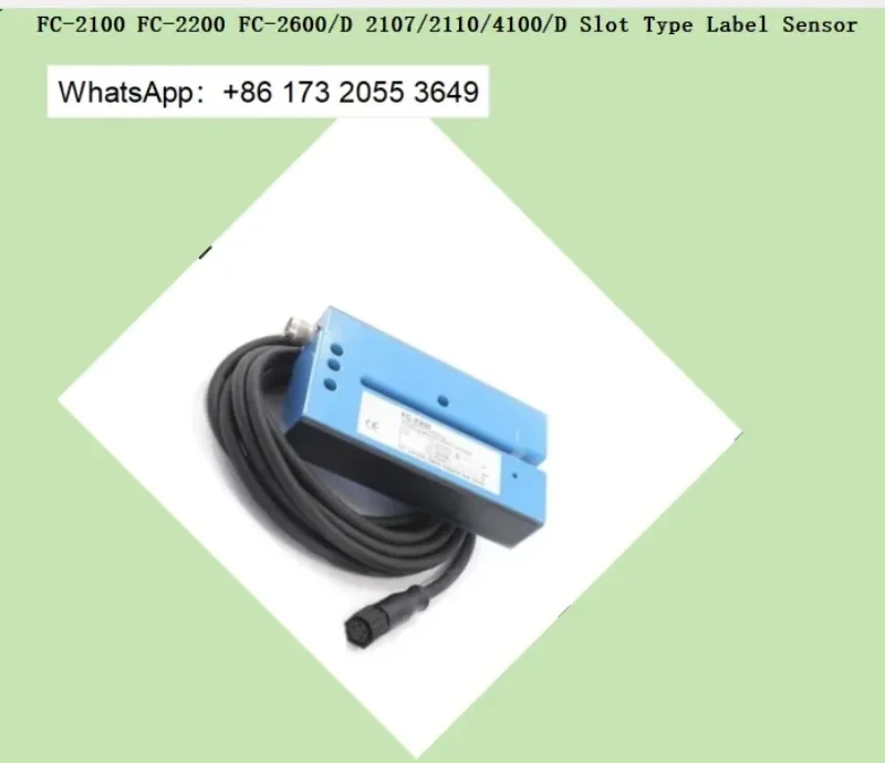 FC-2100 FC-2200 FC-2600/D 2107/2110/4100/D Slot Type Label Sensor for Packaging and Printing Automation