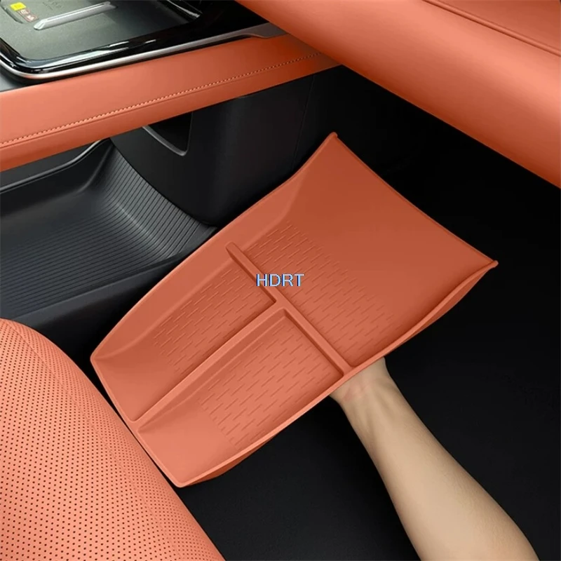 For Changan Deepal S05 2025 + Car Style Center Console Storage Box Mat Dust Proof Pad Container Organizer Tray Cover Accessories