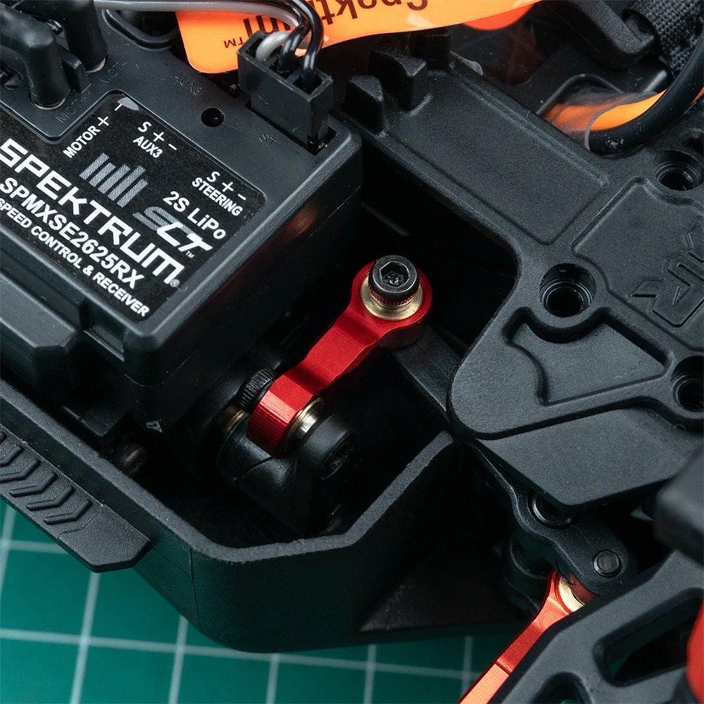 TRINOOD RC カーシャーシアーマープロテクターステアリングロッド下部スイングアームモーターマウント 1/18 花崗岩 GROM 1/14 モハーベ Grom メガ 380