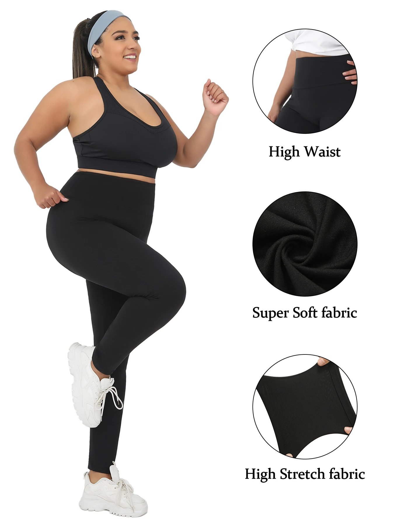 Mallas súper suaves para mujer, cintura alta, Control de barriga, sin transparencias, entrenamiento, Yoga, correr, atlético, Push Up, gimnasio, Fitness