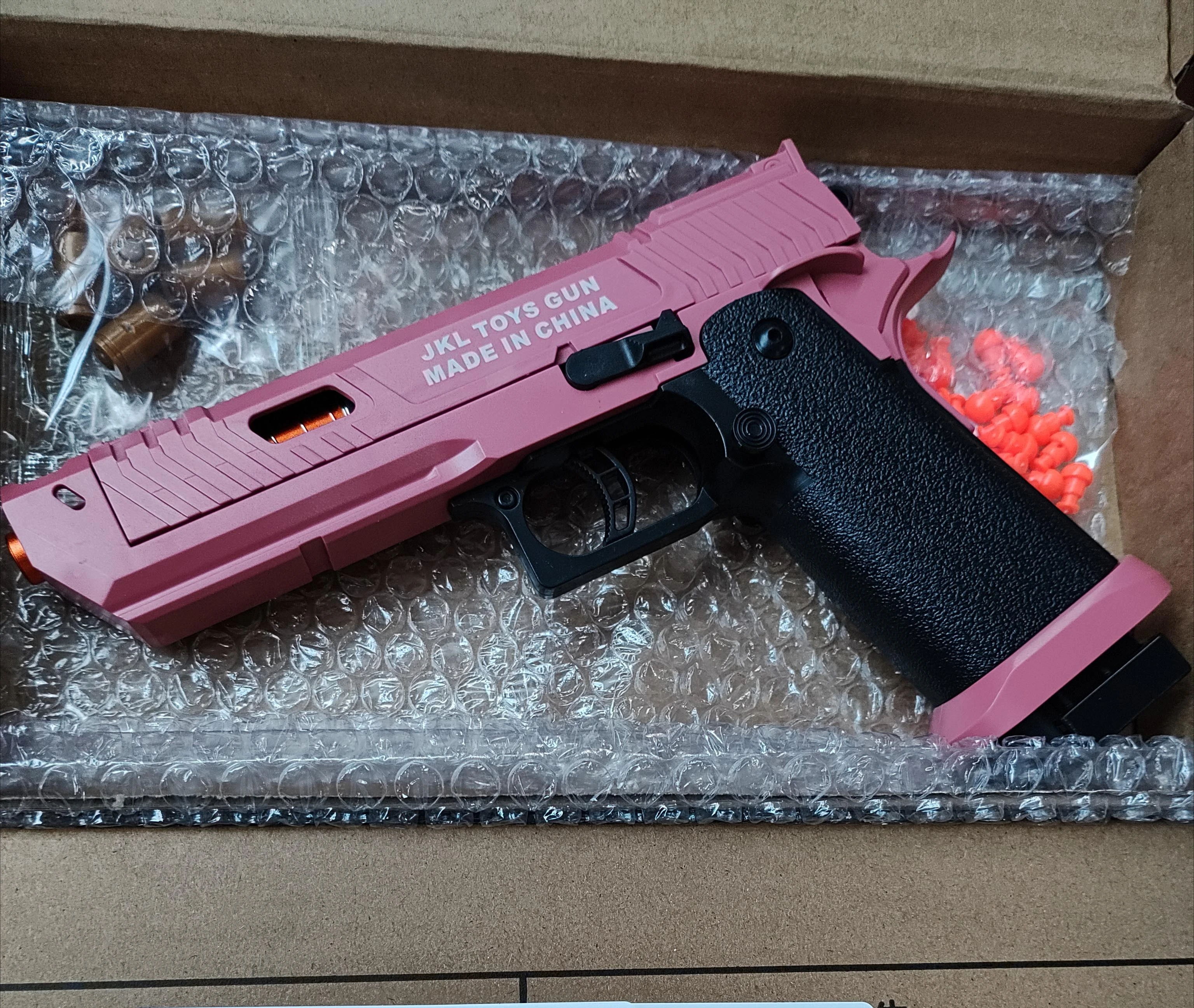 Pistolet jouet automatique, coque à tir continu, lancer, balle molle, vide, suspendu, jeu de plein air, Airsoft, cadeaux pour garçons