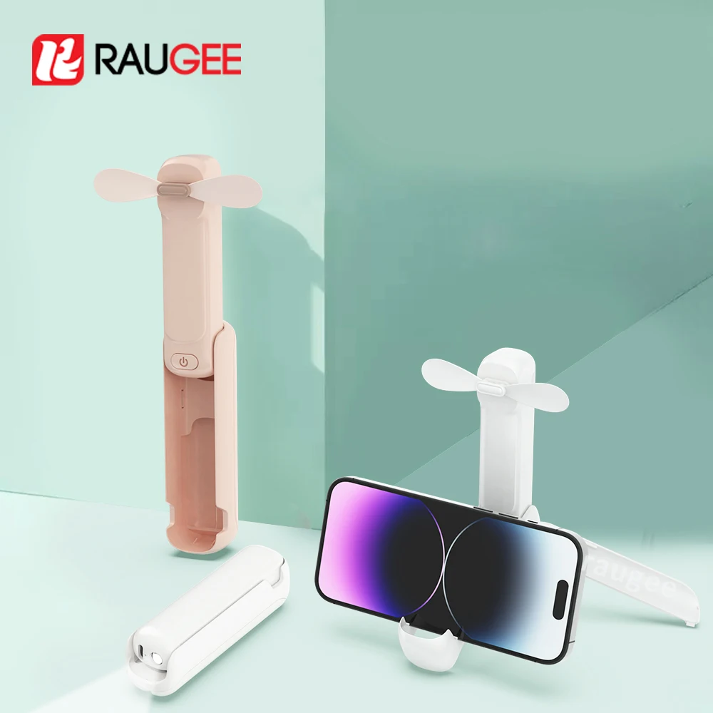 

Портативный ручной вентилятор USB перезаряжаемый охлаждающий вентилятор с подставкой для телефона и подсветкой Ручной мини-вентилятор с 3 передачами для кемпинга на открытом воздухе