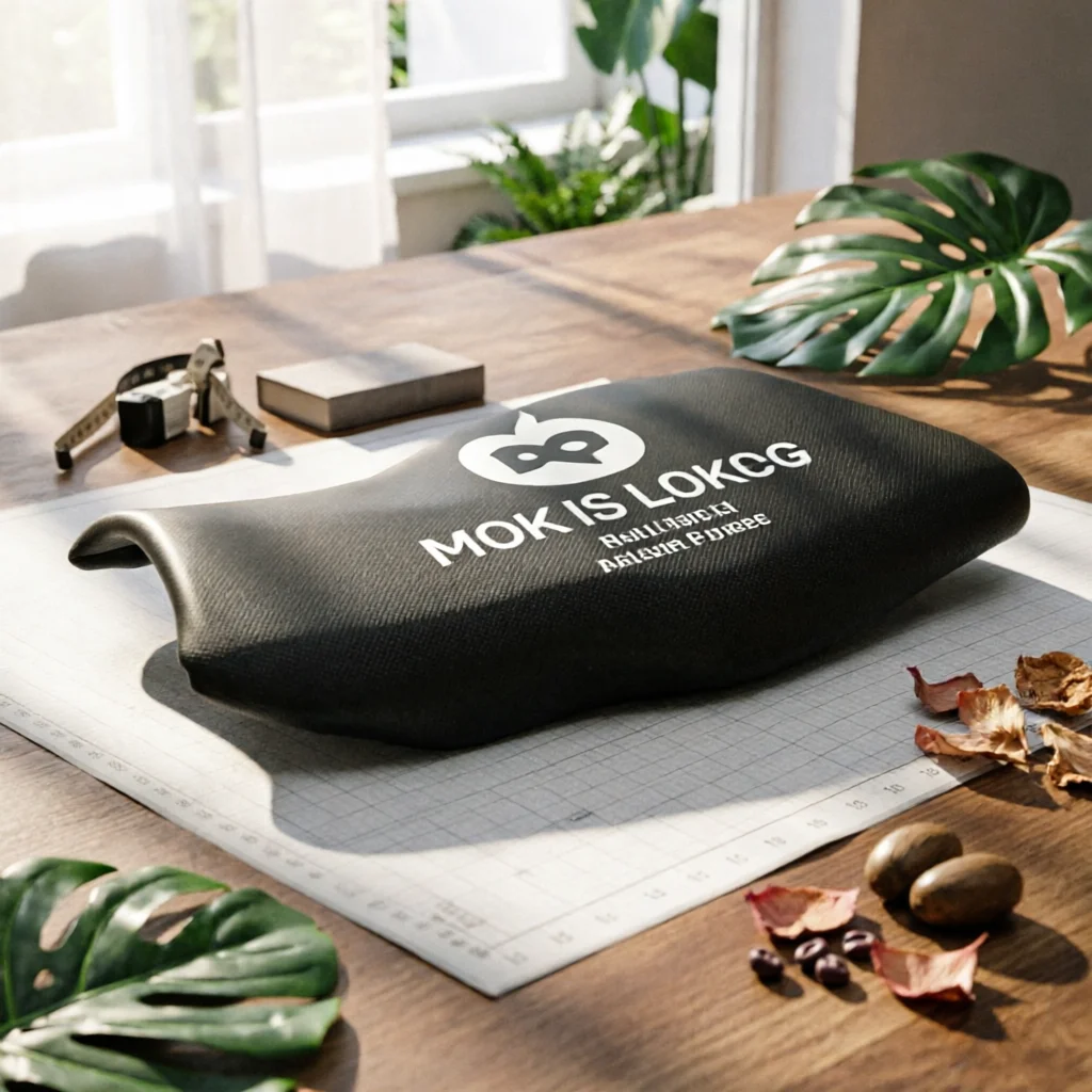 Contoured ATV Seat Cushion Padded ATV Seat Cushion Vehicle Accessory Streamlined Rounded Edges