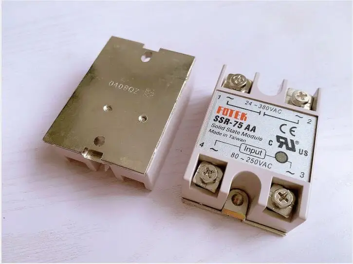 SSR-10AA SSR-25AA SSR-40AA SSR-50AA SSR-100AA Solid State Relay Module AC Control AC80-250VAC to 24-380VAC