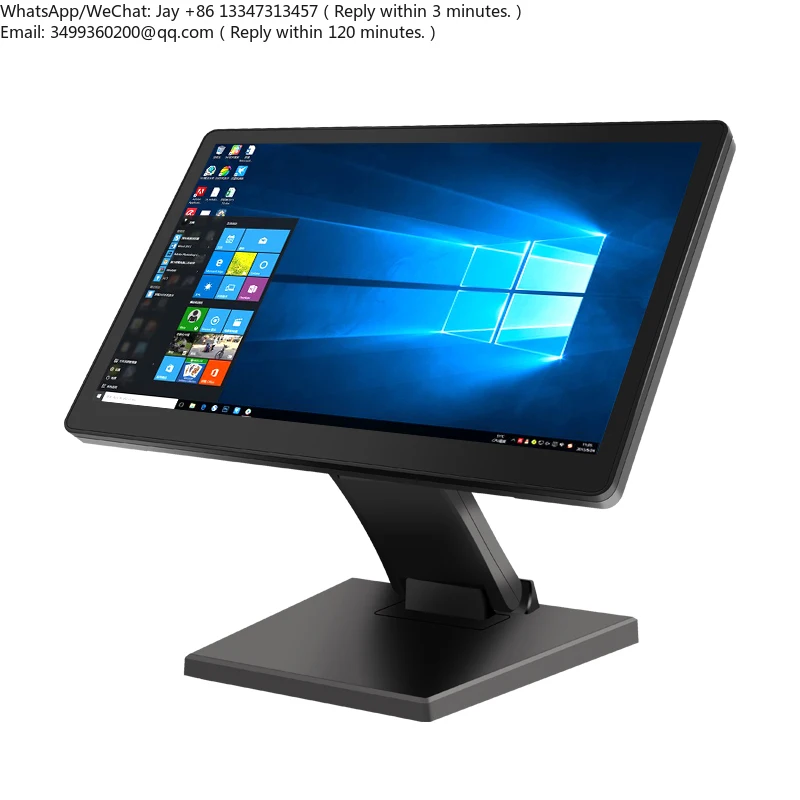 

Wucaihong WCHC201 Factory Price FHD 15.6 Inch 16:10 VESA Flat Panel LCD Capacitive Touch Screen Monitor ATM POS Use Cash