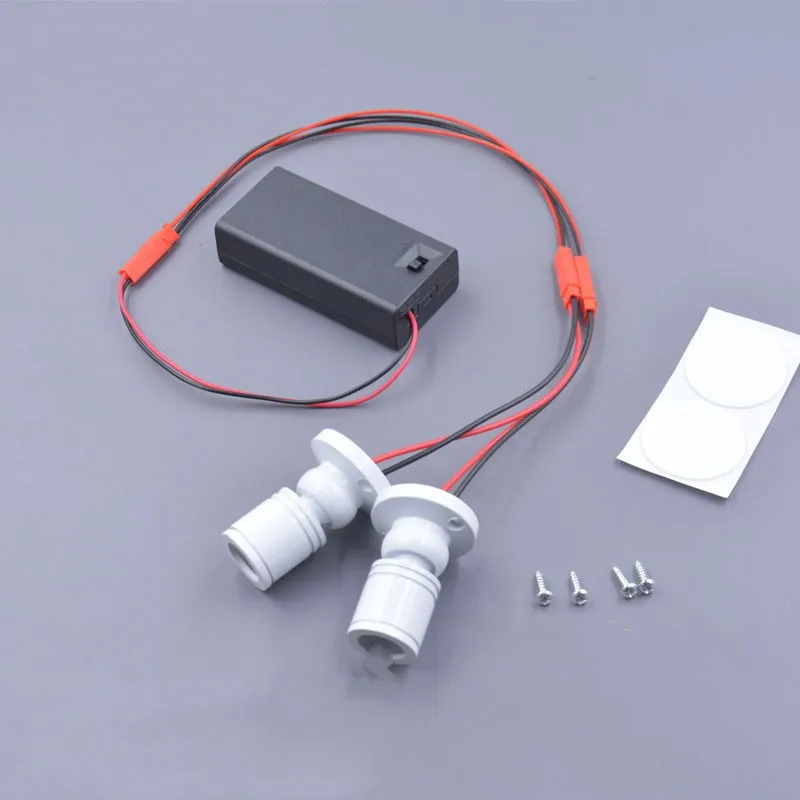 Spotlights Led Battery Box One Tow Two Mini 1W Small Spotlights Hand Box Display Model Spotlight Color Light Jewelry Lamp