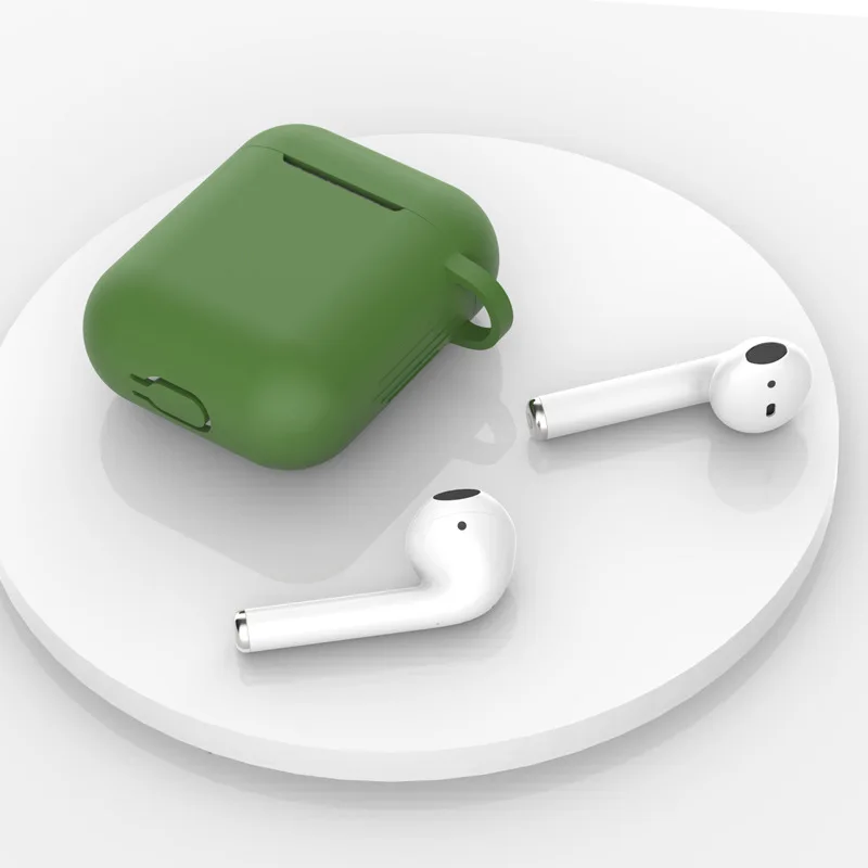 Soft Silicone Case for Apple Airpods 1/2 Earphone Cases Air Pod Wireless Headphones Air Pods 2 Protective Cover