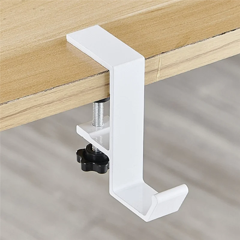 AA89-Adjustable Desk Edge Hook Storage Hanging Hook Holder For Home Office For Storing Gaming Headsets For Storing Backpacks