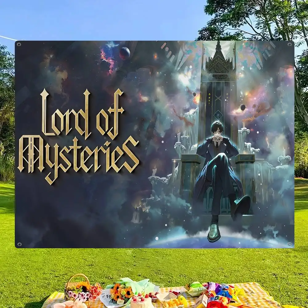 Popular Fantasy Lord of Mysteries Retro Flags Multiple Choice Living Studio Booth Interior Decoration Banner