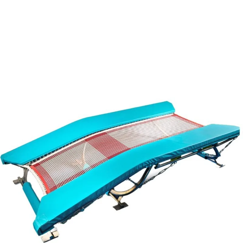 Mesh adult somersault acrobatics trampoline double trampoline