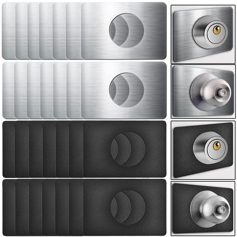 2/6cs ידית דלת ידית תיקון ציפוי צלחת כדור מנעולים הרכבה הרכבה הרכבה אביזרי חומרה דלת הרכבה