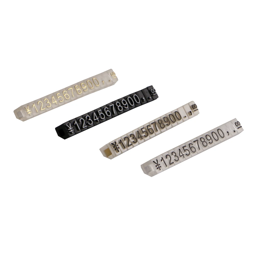 소형 아크릴 결합 가격 태그, 유로 HK 미국 달러, 조절 가능한 번호 라벨, 주얼리 매장 액세서리, 도매, 20 개