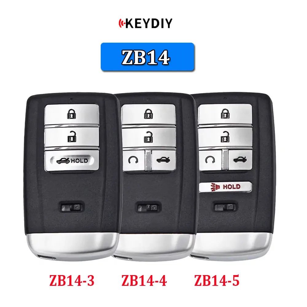 

KEYDIY ZB14 Smart Key ZB14-3 ZB14-4 ZB14-5 KD Автомобильный дистанционный ключ для Honda для KD-X2 KD-MAX Инструменты подходят для более 2000 моделей