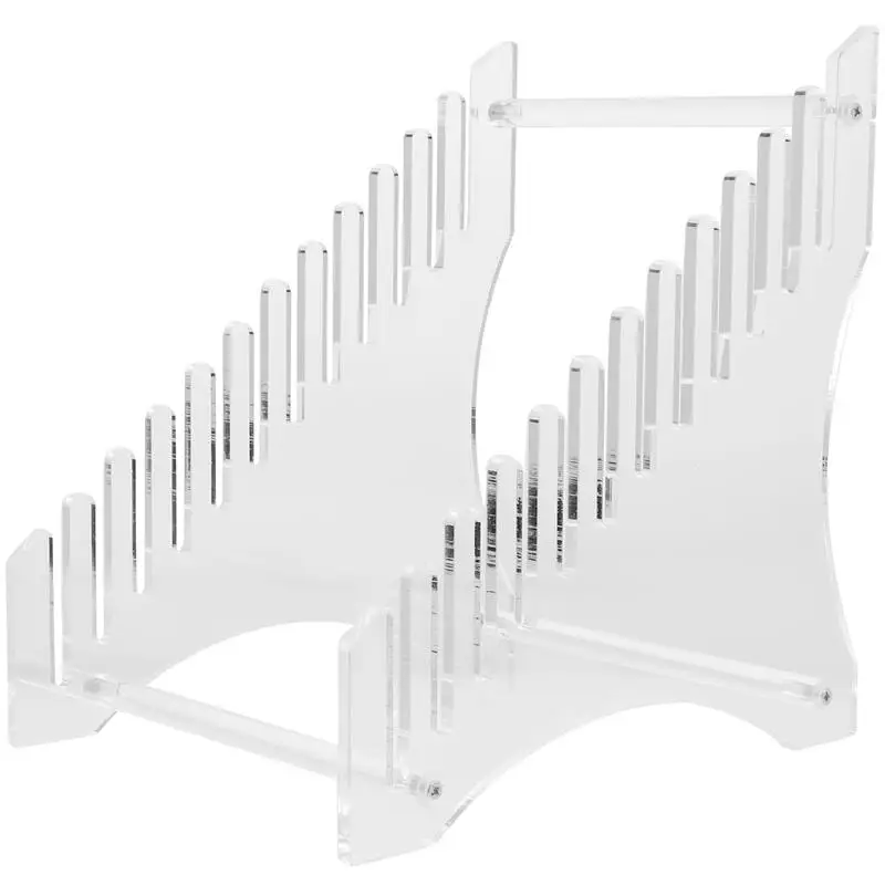 

Acrylic Album Record Stand Display Rack Vinyl Record Storage Rack Stepped CDs Display Organizer For Record Collector Album NEW