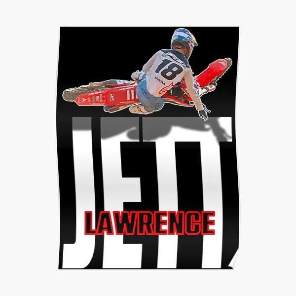 Jett Lawrence Merch Jettson Motorcross  Poster Art Wall Modern Vintage Funny Print Decoration Decor Picture Painting No Frame