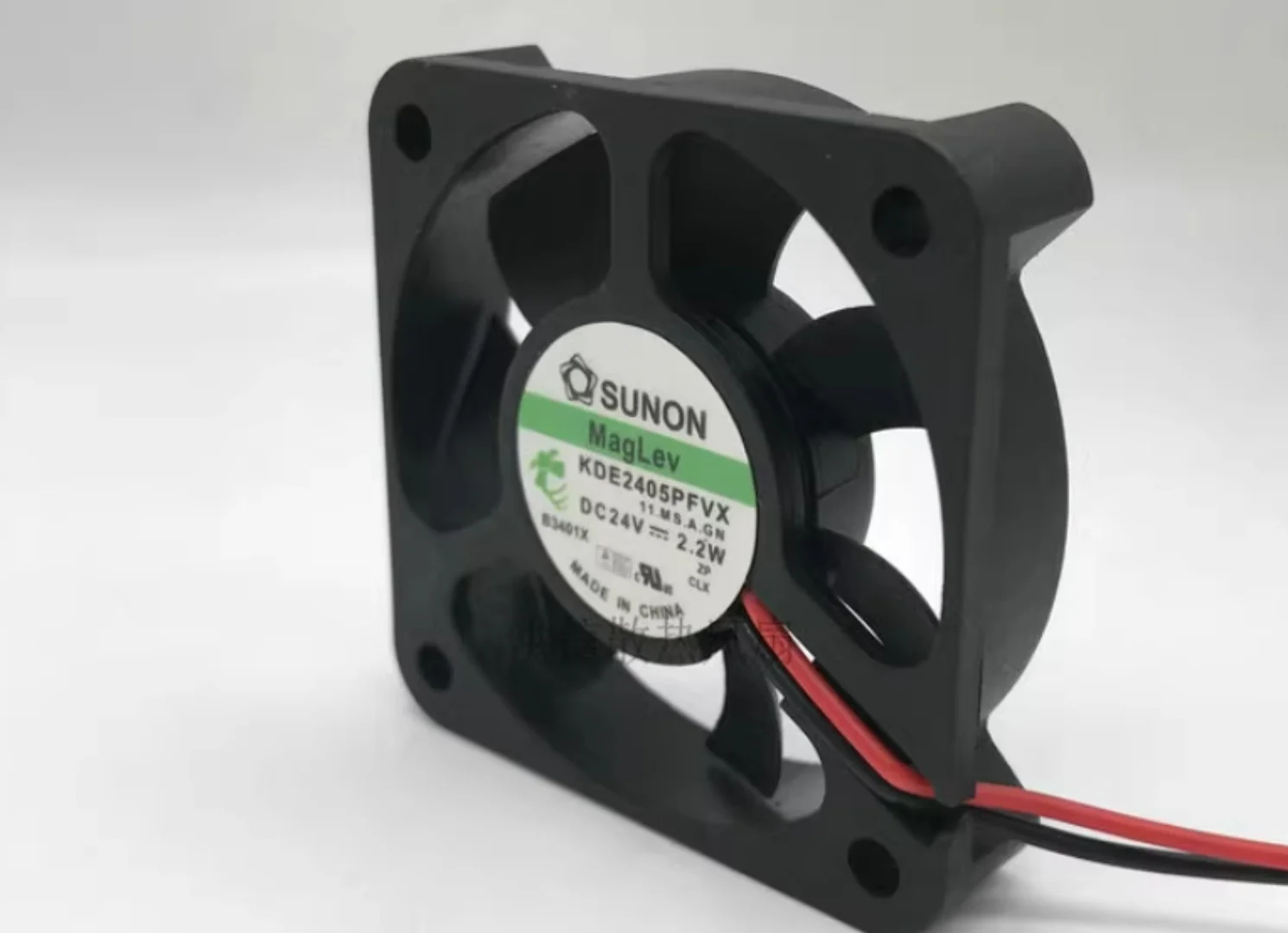 SUNON 5CM KDE2405PFVX 5010 24V 2.2W 5cm 2-wire inverter fan