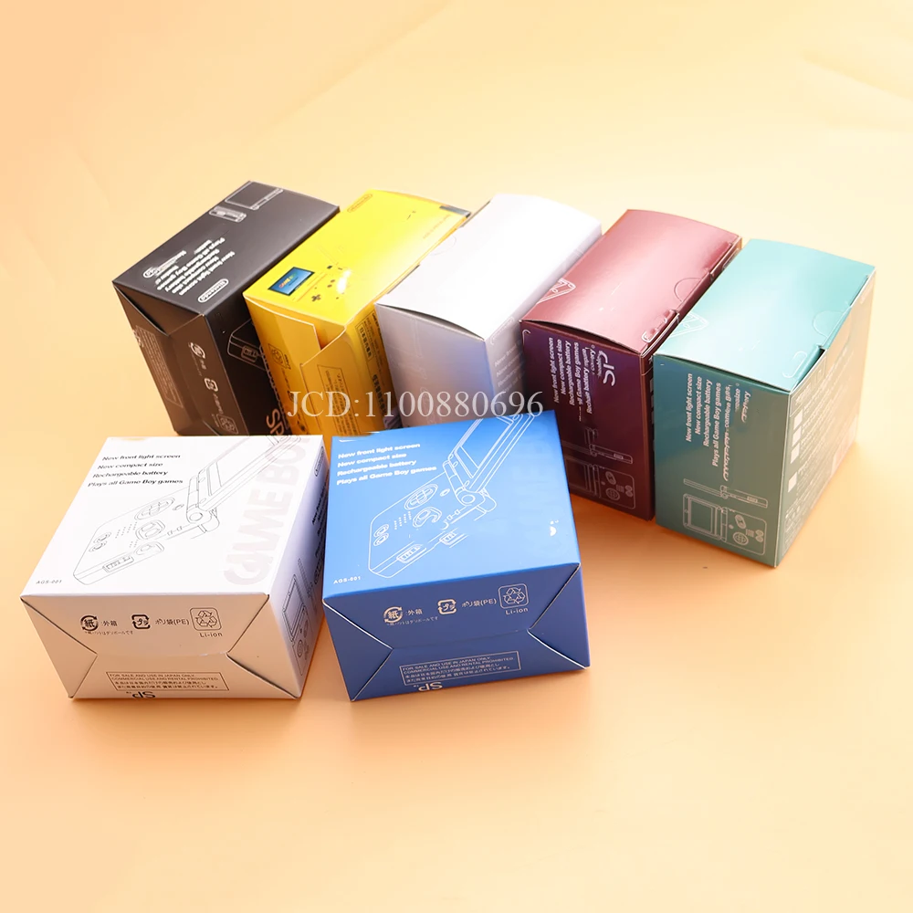 Для GBA SP GBC GB PSP 1000/2000 DMG Игровая консоль Новая упаковочная коробка Картонная коробка для Gameboy Advance/Цветная новая упаковка Защитная коробка