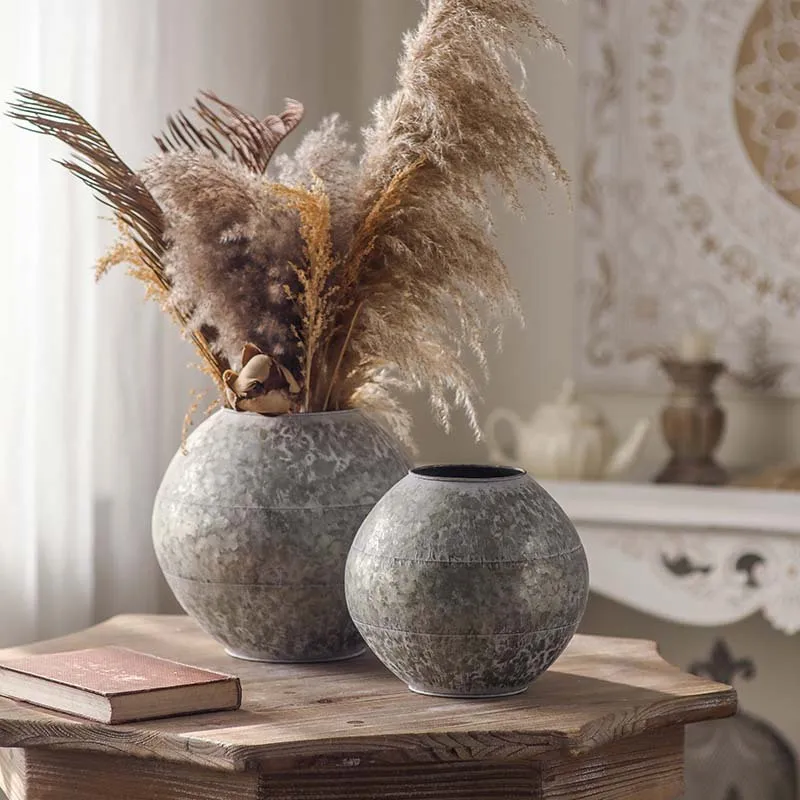 Bauhaus style retro old vase ornaments entrance decorations flower shop dried flower vases B&B soft