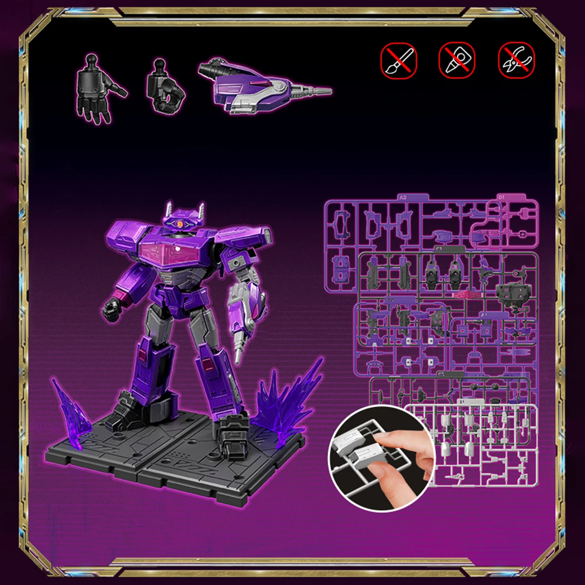 HiPlay Blokees Champion Series Transformers One - Shockwave/Shockblast assemblagemodelsets