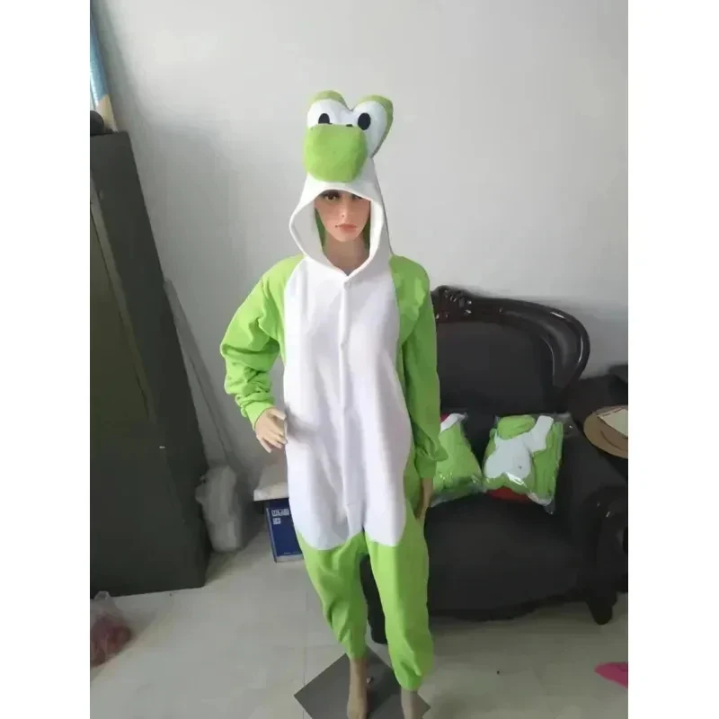 

♥Halloween Cosplay Costume Bros Yoshi Pajamas Anime Men Jumpsuit Cartoon CarnivalNew 2026 Topspeed Cos