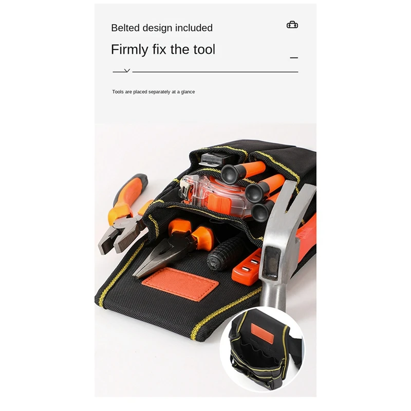 Tool Storage Bag Hardware Tool Bag Electrician Carpenter Storage Waist Bags Large Capacity Tool Bags