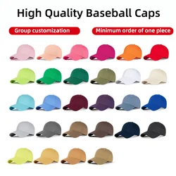 Custom Embroidered Baseball Caps For Men Woman Hat Custom Logo Sport Men's cap Snapback Embroidery Print Text Design Trucker hat