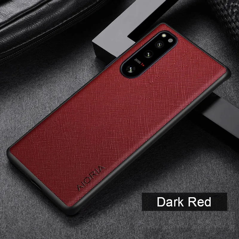 for Sony Xperia 10 5 1 VI iii 4 3 Pro-I Ace II XZ4 Case Fabric Texture PU Leather Soft Anti-fall Anti-scratch Cover Shell Fundas