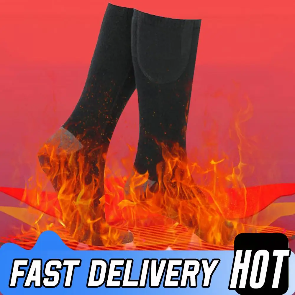 

3 Level Temperature Winter Heating Socks Cold-Proof Winter Warm Thermal Socks Electric Heating Socks for Outdoor Skiing Hiking