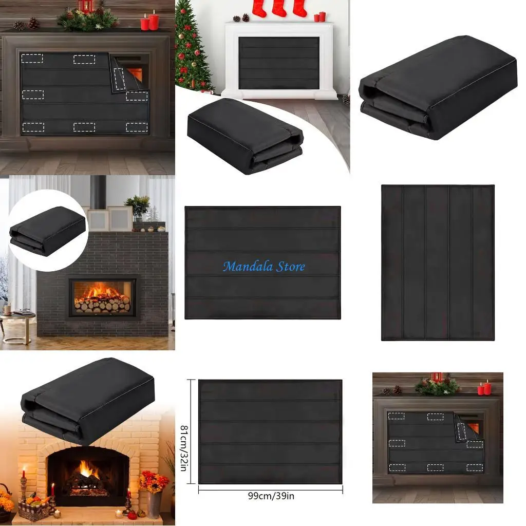 

U2JC Fireplaces Draft Stopper Vent Covers Fireplaces Cover Insulation Blocker