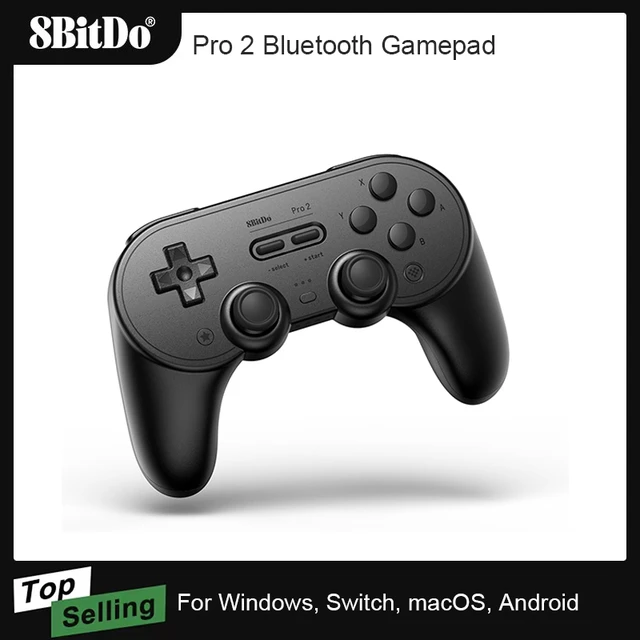 AKNES 8Bitdo Pro 2 Bluetooth Controller Wireless Joystick Gamepad for Switch PC macOS Android Steam Raspberry Pi Game Accessory