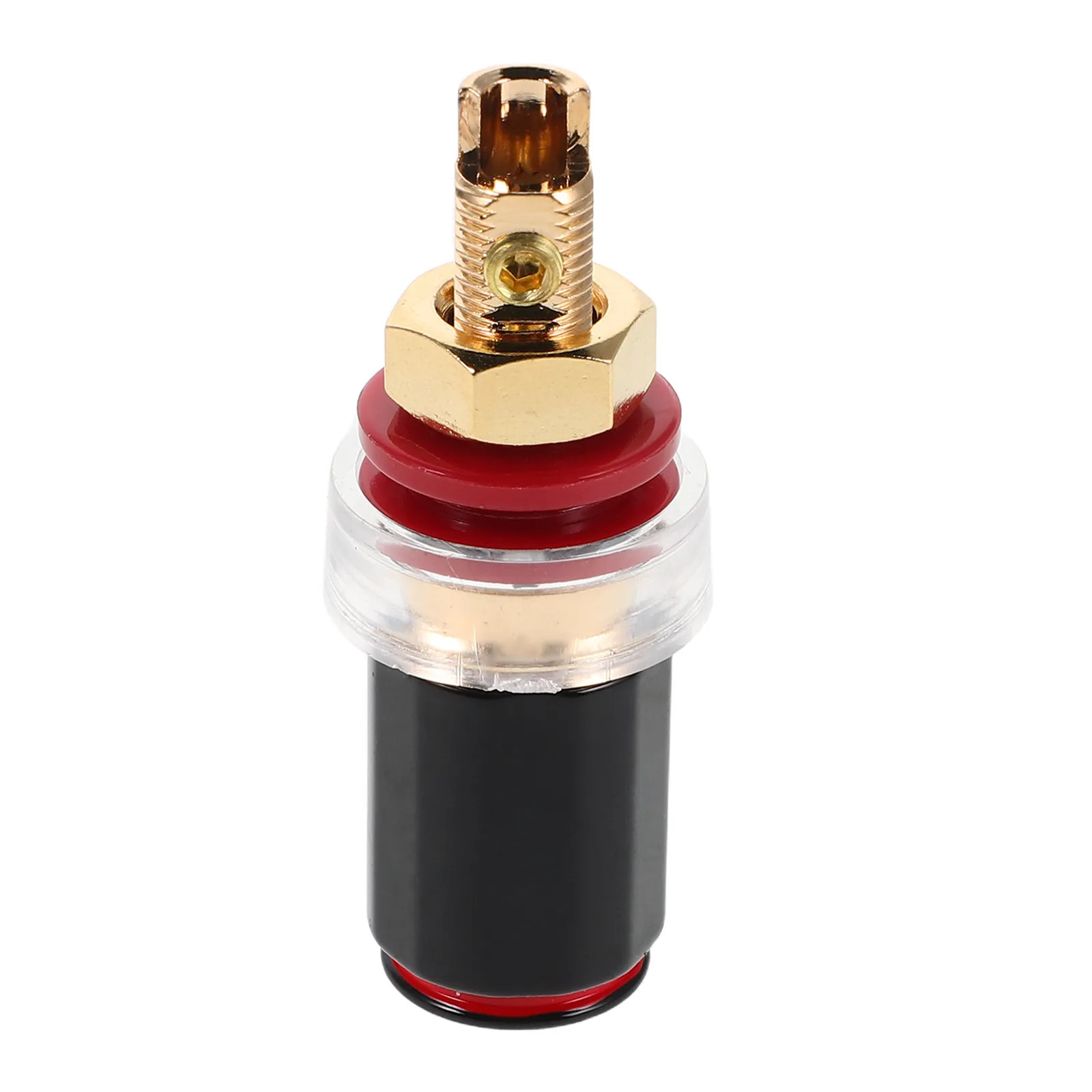Speaker Terminal Binding Post High-Fidelity No-Solder Banana Speaker Plug for Amplifier Studio Connector