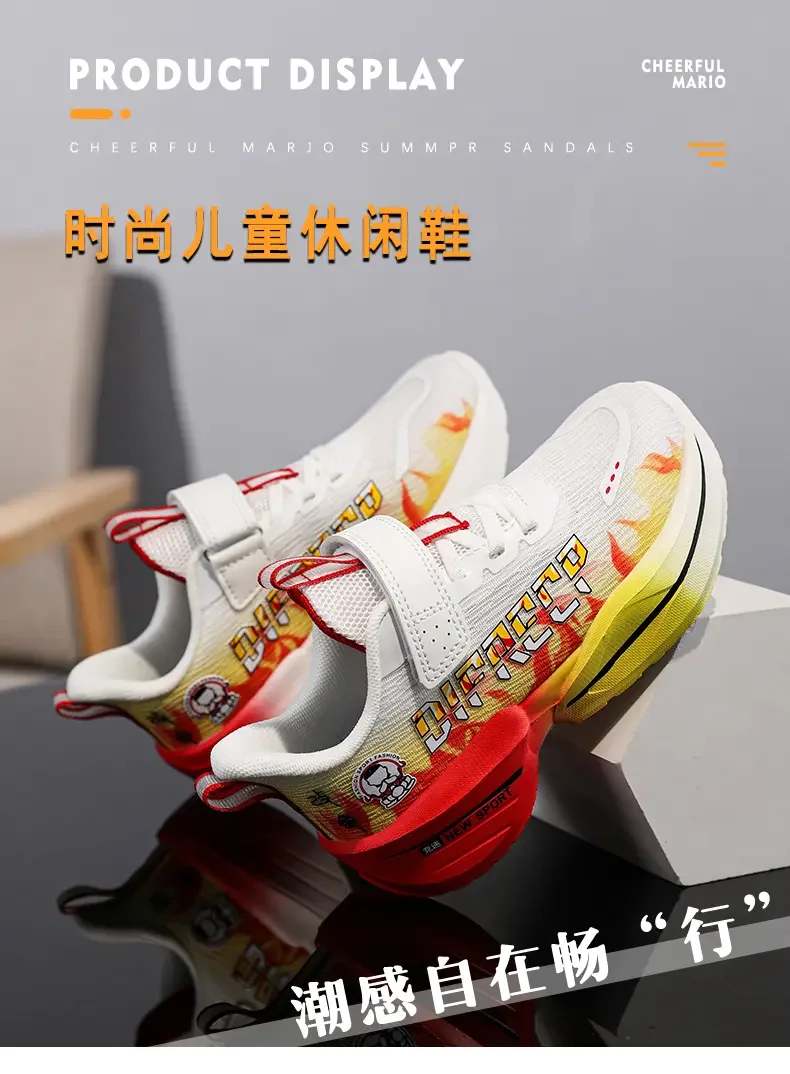 Zapatos para niños, zapatillas de deporte para niños, zapatillas de deporte de malla transpirable, zapatos para niños, zapatos casuales de moda para correr para niños, zapatillas de deporte para niños