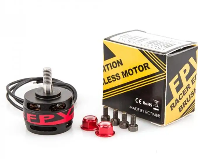 Rctimer FR2205-2550KV 2205 KV2550 3-6S lipo High Power brushless Motor Over 1100g thrust for FPV Racing Airplane Car