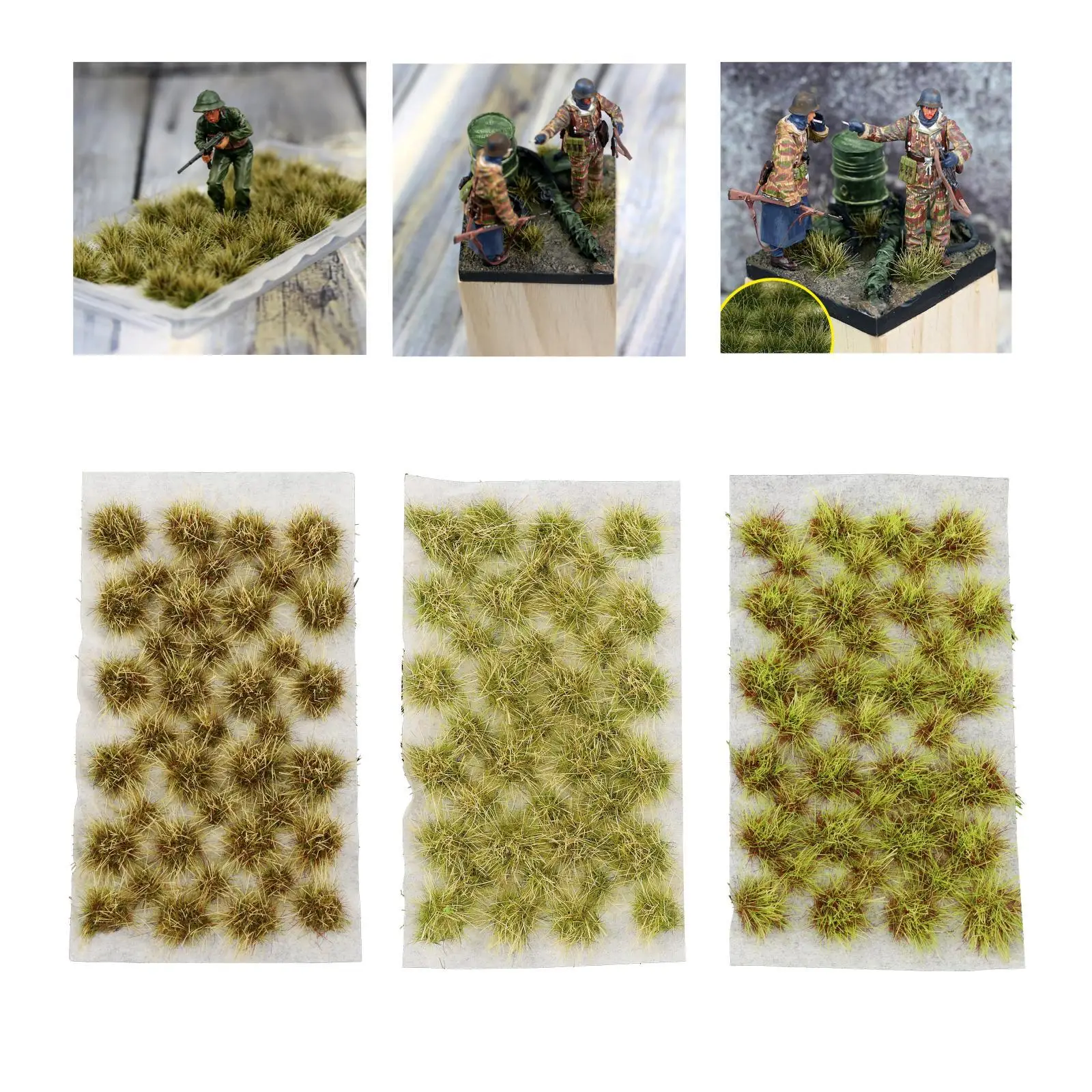 

39pcs War 11mm Static Grass Tufts Modelling Layout Landscape