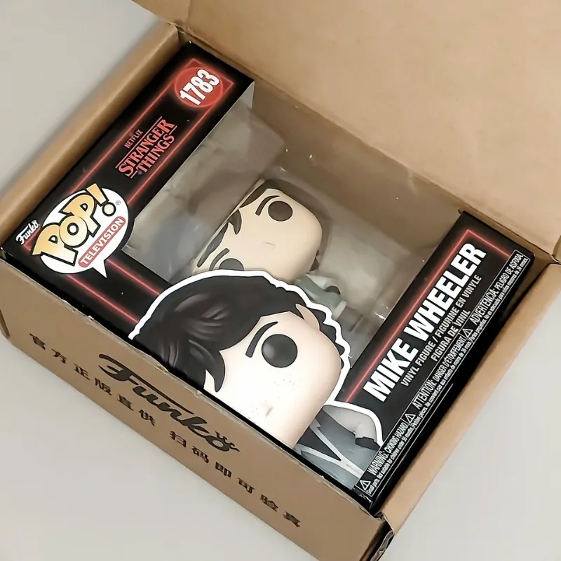 Auténtico Funko Pop de Stranger Things: Mike Wheeler # Figura Coleccionable de Vinilo 1783, Adorno de Escritorio, Regalo para Fanáticos de Series de TV