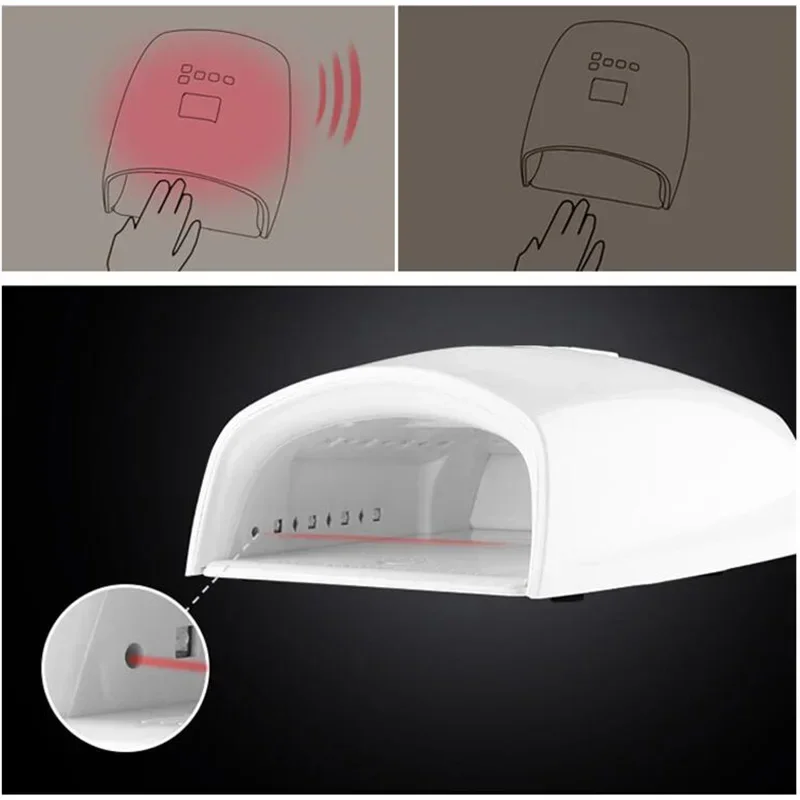 66W Oplaadbare Nagellamp Professionele Gel Polish Droger Draadloze Manicure Machine Draadloze Nail Uv Led Lamp