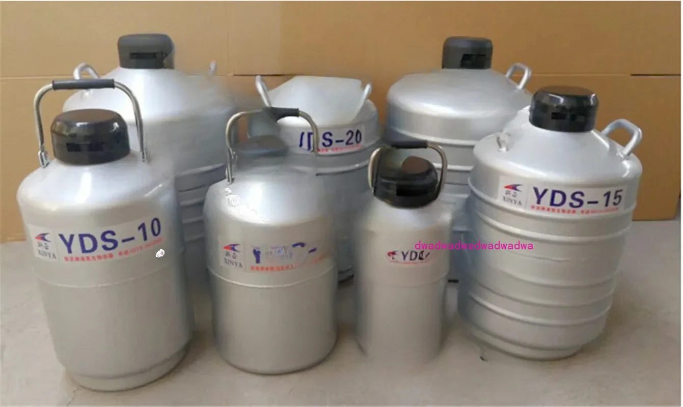 3/6/10/15/30L Liquid Nitrogen Container Cryogenic Tank Dewar Liquid Nitrogen Container with Liquid Nitrogen Tank YDS-10