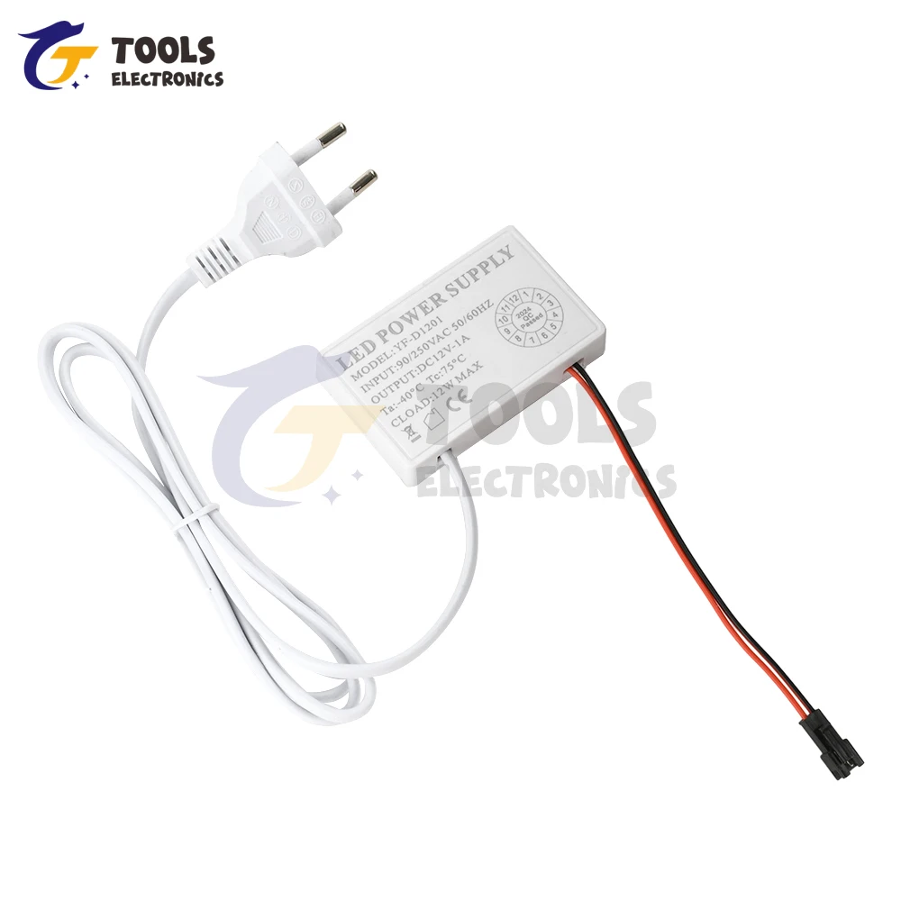 Touch Sensor Switch AC 90-250V to DC 12V 1A 12W  Infinitely Dimmable Touch Sensor Switch LED Driver