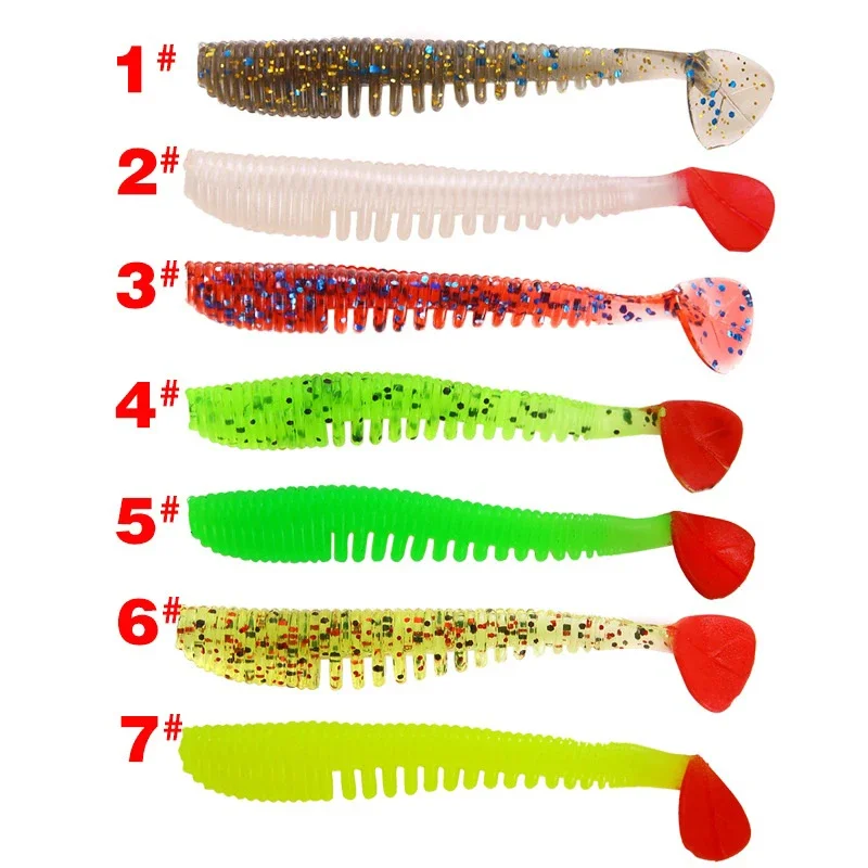 Fake Bait Night Fishing Fishing Tackle Goods For Fishing Two-color Fishing Accessories Luminous Bionic Bait Software 8cm2.5g