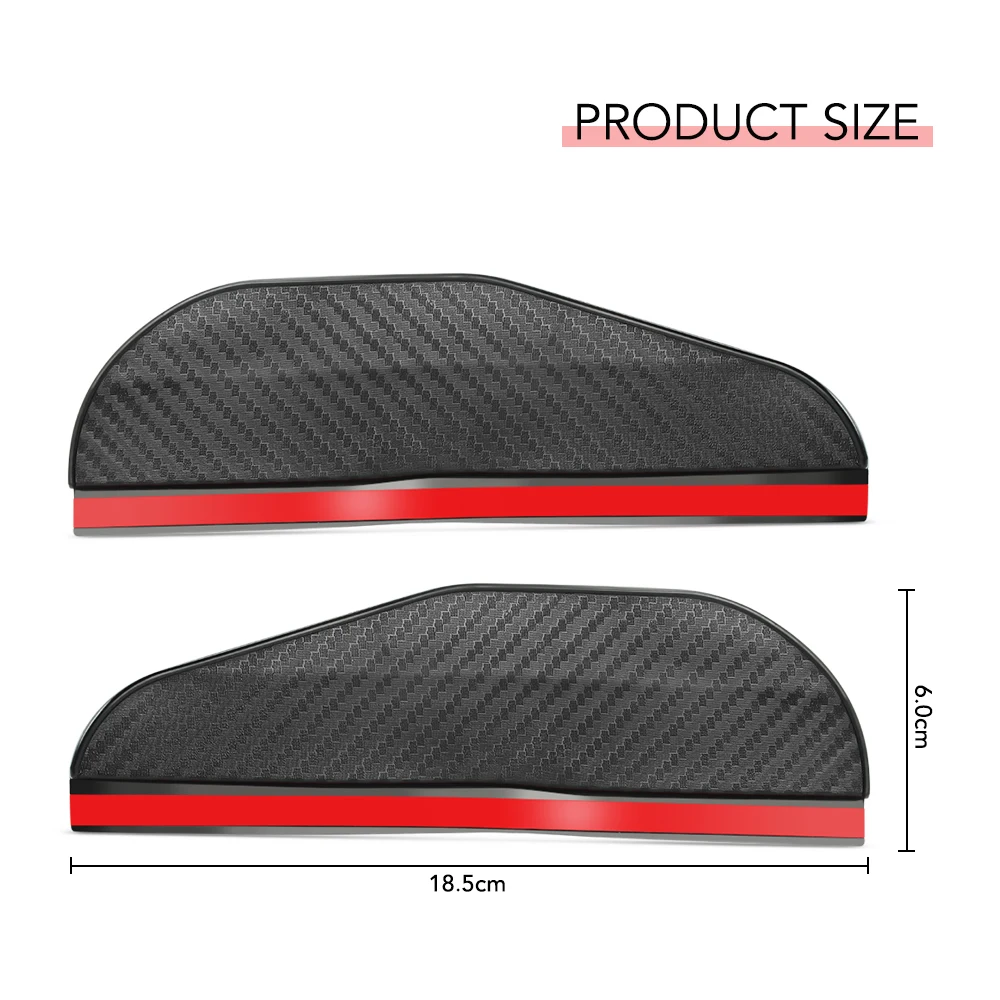 2pcs Car Side Rear View Mirror Rain Eyebrow Visor Look Sun Shade Auto Accessories For Kia Rio Ceed Sportage Cerato Soul Sorento