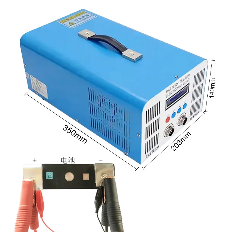 Probador de capacidad de batería 110V/220V entrada ZKETECH EBC-A40L 5V 40A potencia de alta corriente para probador de capacidad de batería Li-ion LiFePo4