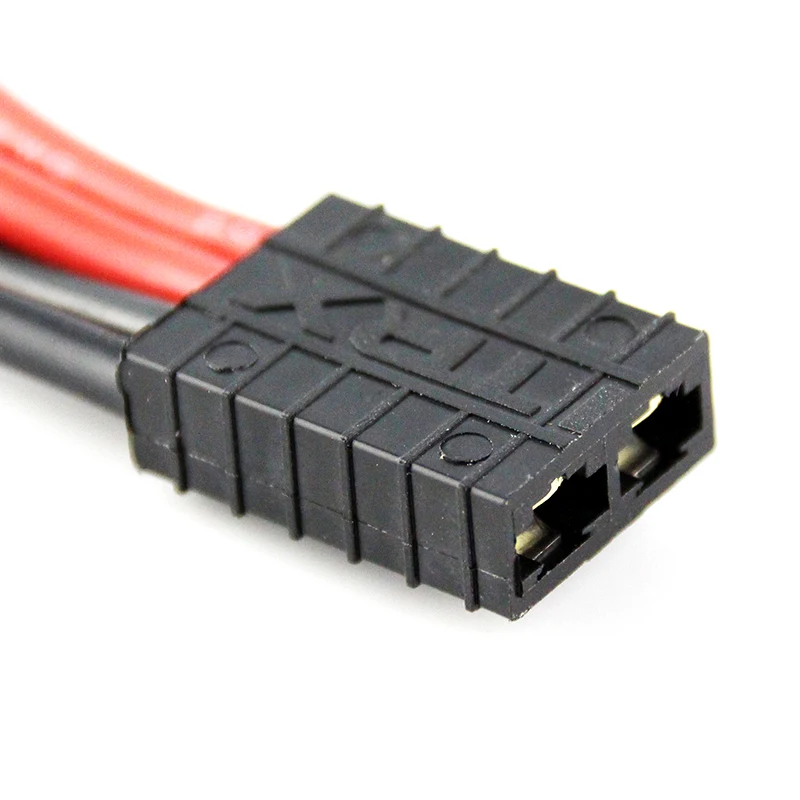 30PCS TRX Series 12AWG 100mm Male Female Connector Plug Adapter Wire Copper Material For RC Model Toy Lipo Battery