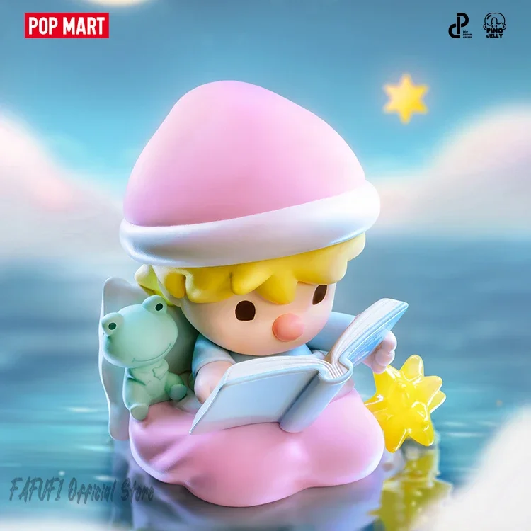 POP MART Sweet Beans Bedtime Stories Figure Anime Action Figure Guess Bag Ornament Figurines Home Decor Desktop Dolls Model