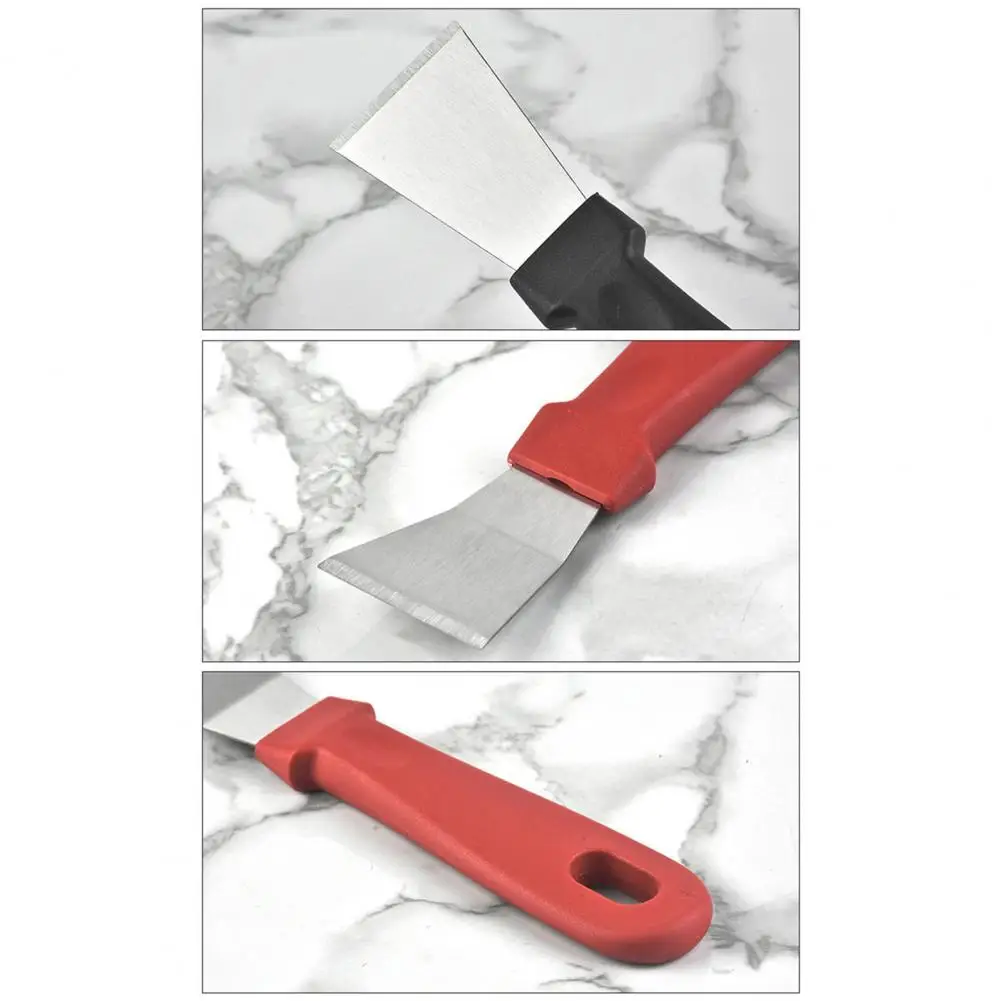Kitchen Accessory Stainless Steel Scraper Stainless Steel Oven Scraper Set with Anti-slip Handle for Kitchen Grease for Cooker