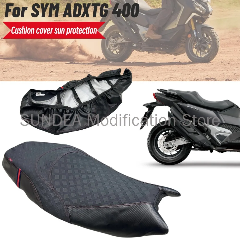 Seat Cover Saddle Seat Cover Breathable Insulation Cushion Imitation leather Seat Cover Waterproof For SYM ADXTG 400 ADXTG400