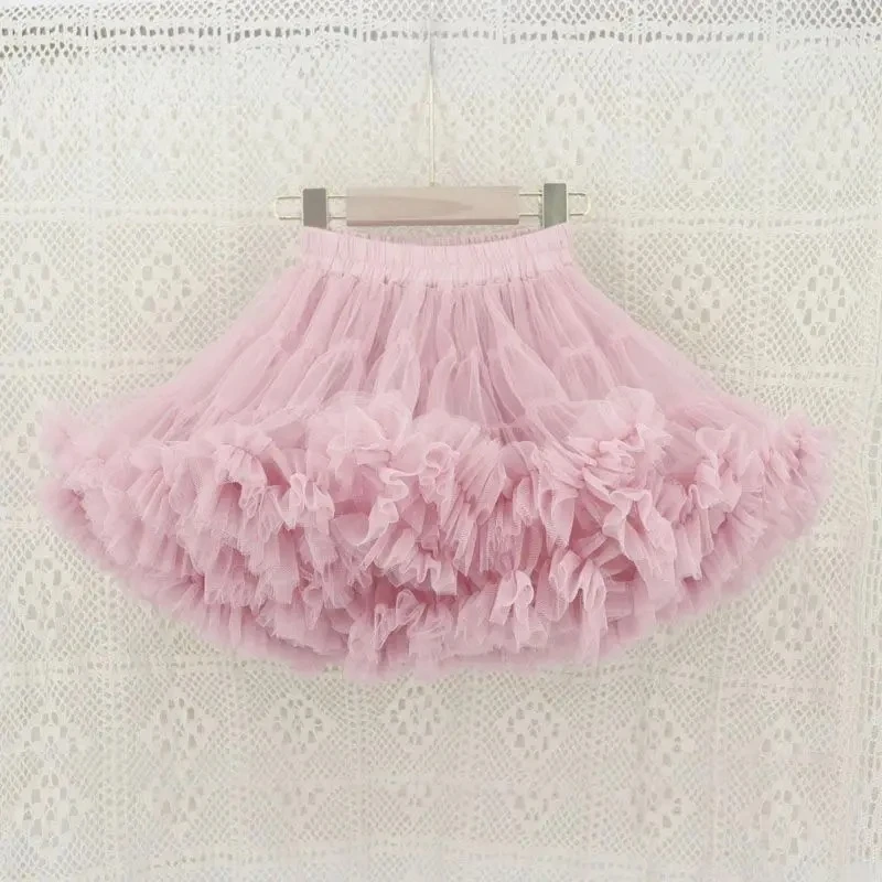 

Spring Autumn Summer Birthday Princess Tutu Skirt Elegant Girl Kids Children Clothes Baby Girls Sweet Lace Ruffles Cake Skirts